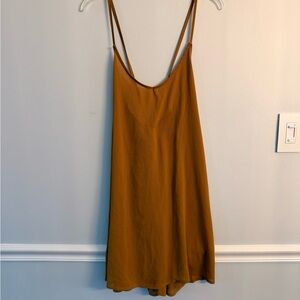 Elegant Tan Swim Coverup